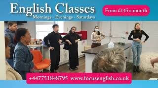 Speaking English classes in London from £145 a month  Speaking courses from beginners to advanced [upl. by Kcira603]