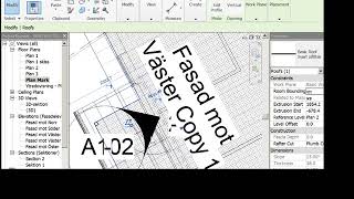 REVIT BYGGLOV ÖVNING del 19 panel mönster ritningsförteckning försättsblad [upl. by Streeto826]