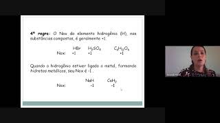 AULA QUÍMICA GERAL 20202  NÚMERO DE OXIDAÇÃO  ENG ELÉTRICACECAUFAL [upl. by Efram408]