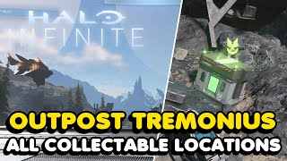 Halo Infinite  Outpost Tremonius All Collectable Locations Spartan Cores Lockers amp Audio Logs [upl. by Bodi157]