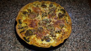 Tarte aux champignons frais😁 [upl. by Candace]