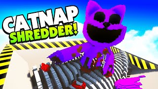 I Shredded CATNAP In the Giant SHREDDER  Teardown Mods Gameplay [upl. by Noseaj887]