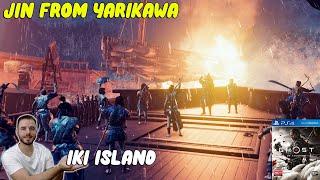 Jin From Yarikawa  GHOST OF TSUSHIMA  Iki Island  PS4 Pro detorio [upl. by Bocaj]