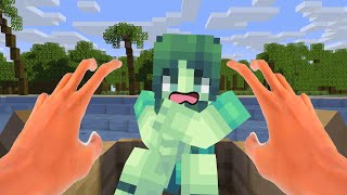 Zombie Girl Life Story  Minecraft Animation [upl. by Tuppeny]