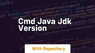 cmd java jdk version [upl. by Constantine]