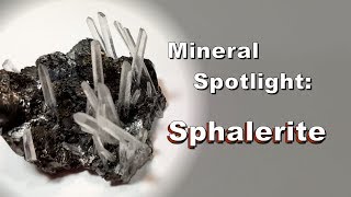 Mineral Spotlight  Sphalerite with Quartz [upl. by Samtsirhc]