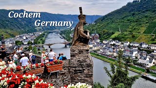 COCHEM GERMANY  A Journey Through Charming Old Town Reichsburg Castle  Moselle River Valley [upl. by Roeser]