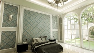 Neo Classic interior bedroom design 3D animation bedroom ideas [upl. by Dowd]