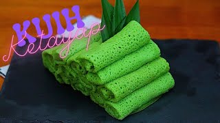 Kuih Ketayap Berongga  kuih lenggang lembut [upl. by Ashien230]