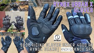 RYNOX Urban X Gloves Unboxing and Overview 2021  Best Riding Gloves TOURING under 35004000 RS [upl. by Kaasi]