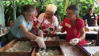 Wailea Village Mochi Pounding [upl. by Alyhs60]