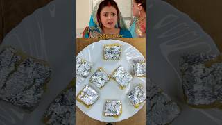 Diwali Series Day 56  Mawa Nariyal Barfi ASMR  shorts gopibahu sathnibhanasathiya [upl. by Navis818]