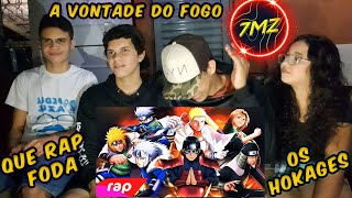 REACT Rap dos Hokages Naruto  A VONTADE DO FOGO  NERD HITS 7 Minutoz [upl. by Petite]