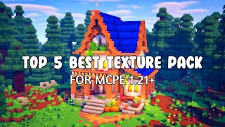 Top 5 Texture Pack For MCPE 121 [upl. by Onirefez]