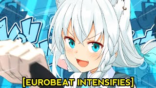 KONKON BEATS  Eurobeat Remix  Shirakami Fubuki [upl. by Elleirad870]