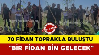 KMÜ’de 70 çınar fidanı toprakla buluştu [upl. by Rexford929]