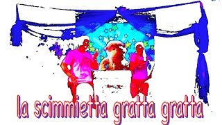 La scimmietta gratta gratta  canzoni per bambini  baby music songs [upl. by Ahseenat]