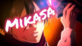 Mikasa sad edit  Attack on Titan EditAMV [upl. by Grindle]