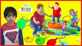 WHO TOOTED Whoopie Cushion gas game for Kids Egg Surprise Toys with Ryan ToysReview [upl. by Naval]