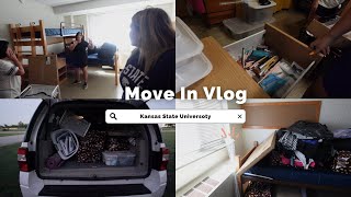 KSTATE FRESHMAN MOVE IN VLOG [upl. by Auop]