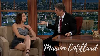 Marion Cotillard’s Captivating Interview with Craig Ferguson 2014 [upl. by Aratas]