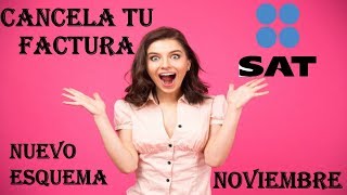 Nuevo Esquema de Cancelación de Facturas CFDI 33 SAT 2019 [upl. by Aneev685]