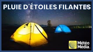 Pluie détoiles filantes pour le début dannée [upl. by Ewart]