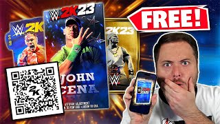 How to Get a FREE JOHN CENA Pro in WWE SuperCard Greatest QR Code EVER WWE 2K23 [upl. by Filipe601]