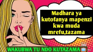 Madhara ya kutofanya mapenzi kwa muda mrefu [upl. by Tarsuss]