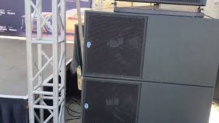 Danley Sound labs TH18XL Subs at the SA Festival of Motoring this Past weekend news audio [upl. by Eilsek]