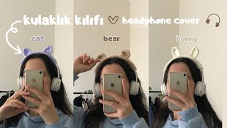 Kulaklık kılıfı nasıl örülür Tavşanlı ayıcıklı kedili🐰🐻🐱headphone cover crochet [upl. by Enaj]