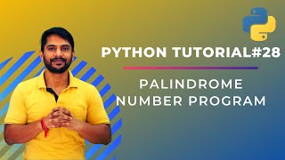 Python Program to Check a Number is Palindrome or Not  In Hindi [upl. by Jerusalem]