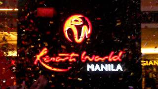 New Year Countdown at Resorts World Manila 2012 [upl. by Schifra]