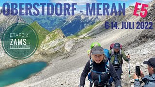 Oberstdorf  Merano  Meran E5  Etape 4  ZamsMittelberg  Alpenüberqerung Alpcross [upl. by Latsirk]