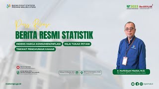 PRESS RELEASE  Berita Resmi Statistik 1 Oktober 2024 [upl. by Nagy]