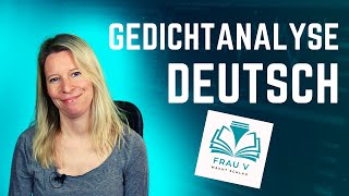 Gedichtanalyse Deutsch Oberstufe [upl. by Orgalim]