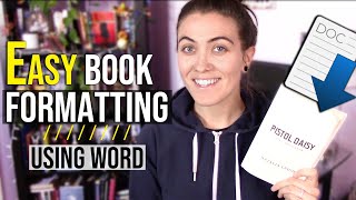 HOW TO FORMAT A BOOK IN WORD 📚 basic novel formatting using microsoft word [upl. by Sale79]