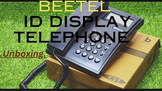 BeetelTelephone C51 digital display callerIdunboxing technology telephone beetel [upl. by Okkin967]