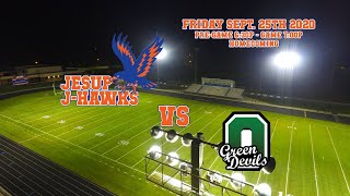 Jesup JHawks FB vs Osage Green Devils  92520  Homecoming [upl. by Dorette]