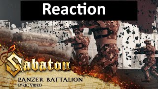 Sabaton Panzer Battalion Reaction  First Time Listen [upl. by Theressa]