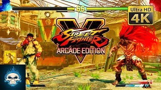 Street Fighter V Arcade Edition 4K Gameplay PC [upl. by Idhem]