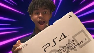 Playstation 4 Unboxing Refurbished Recertified Review 😱💙Scary [upl. by Champagne249]