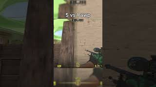 5 vs 1 AWP cs2 csgo counterstrike csgofaceit gaming counterstrike2 [upl. by Justinn332]