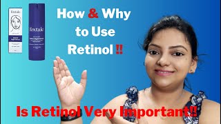 How to Use Retinol  FOXTALE Retinol serum review 🤍✨ skincare [upl. by Lalitta]