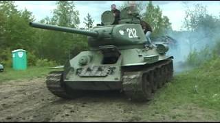 Czołg T34 kamieniołom Wysoka [upl. by Lawtun268]