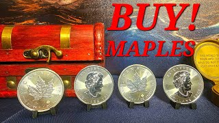 WHY YOU NEED SILVER MAPLES IN YOUR STACK TOP 3 REASONS silver money gold silverstacking [upl. by Najed142]