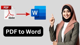 Convert PDF to Word Free  Microsoft Word [upl. by Ecnarret]