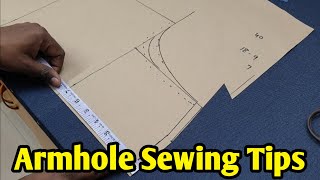 Sewing Cutting Tips For Armhole  Sewing Techniques  Amina Boutique [upl. by Nainatrad]