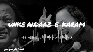 UNKE ANDAZ E KARAM REMIX  NUSRAT FATEH ALI KHAN Rizu Beat [upl. by Nosle]