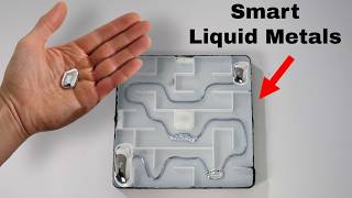 How This Autonomous Liquid Metal Finds Its Way Through Mazes [upl. by Ilojne]